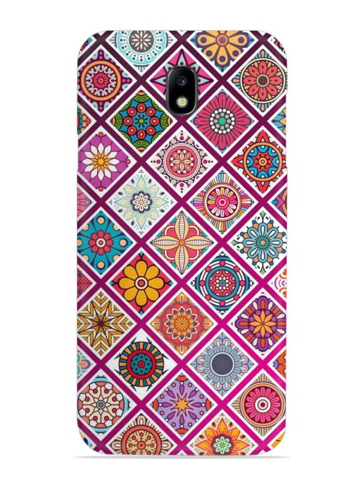 Seamless Tile Pattern Snap Case for Samsung Galaxy J7 (2017) Edge Zapvi