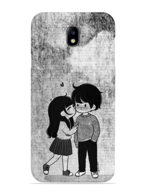 Couple Love Highlights Snap Case for Samsung Galaxy J7 (2017) Edge Zapvi