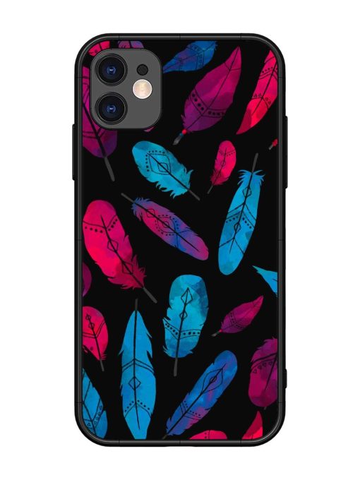 Feather Art Glossy Metal Phone Cover for Apple Iphone 11 Edge Zapvi