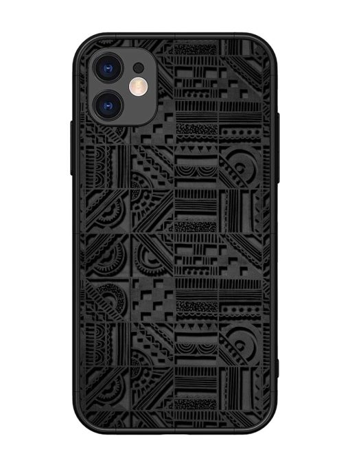 Seamless Pattern Glossy Metal Phone Cover for Apple Iphone 11 Edge Zapvi