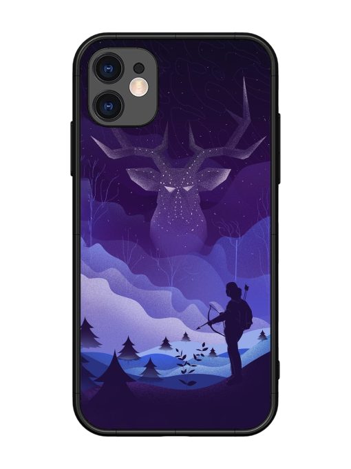 Deer Forest River Glossy Metal Phone Cover for Apple Iphone 11 Edge Zapvi