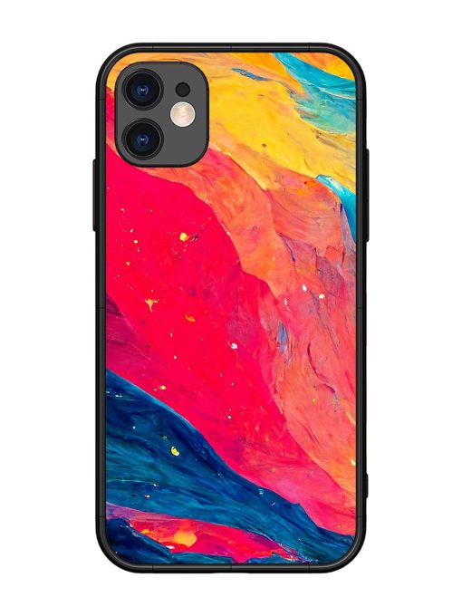 Starry Night Glossy Metal Phone Cover for Apple Iphone 11 Edge Zapvi