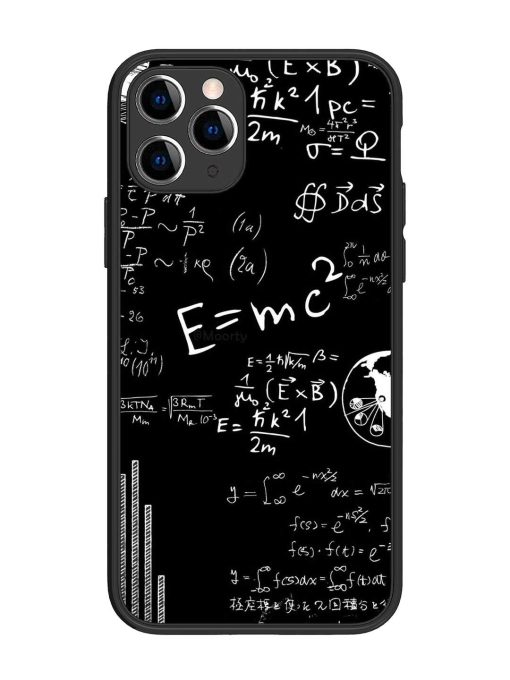 E=Mc2 Mass?Energy Equivalence Glossy Metal Phone Cover for Apple Iphone 11 Pro Edge Zapvi