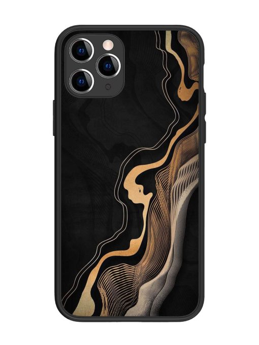 Abstract Art Glossy Metal TPU Phone Cover for Apple Iphone 11 Pro Edge Zapvi