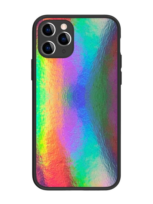 Colorful Holographic Background Glossy Metal TPU Phone Cover for Apple Iphone 11 Pro Edge Zapvi