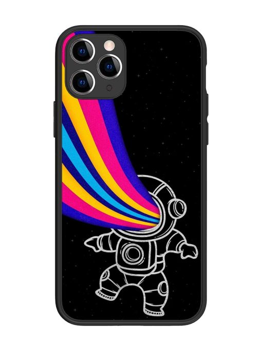 Astronaut Glossy Metal TPU Phone Cover for Apple Iphone 11 Pro Edge Zapvi