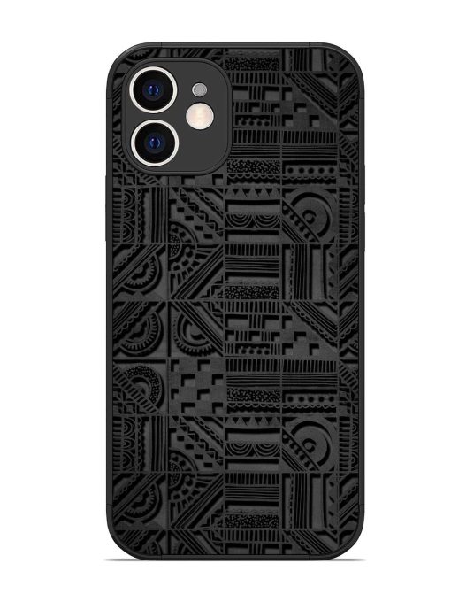 Seamless Pattern Glossy Metal Phone Cover for Apple Iphone 12 Edge Zapvi