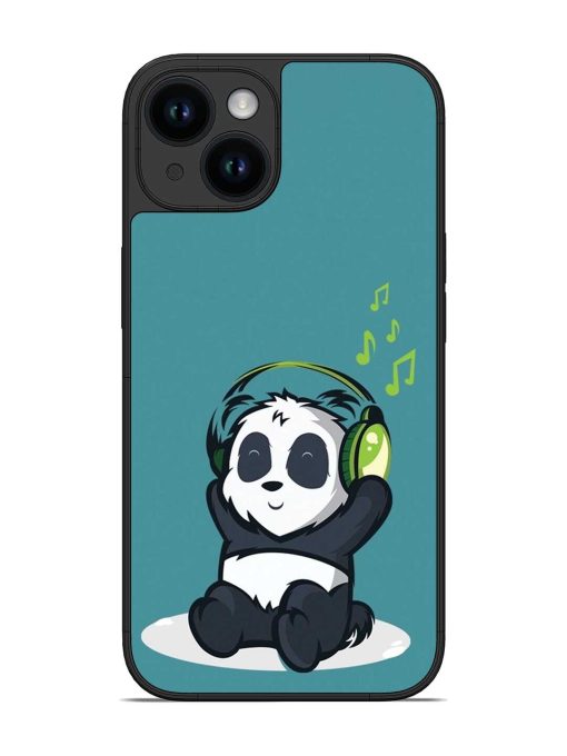 Music Panda Glossy Metal Phone Cover for Apple Iphone 14 Edge Zapvi