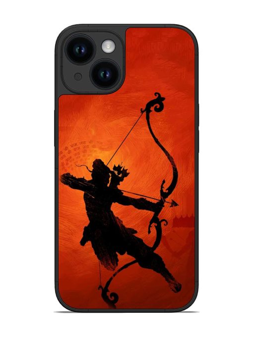 Illustration Lord Rama Glossy Metal Phone Cover for Apple Iphone 14 Edge Zapvi