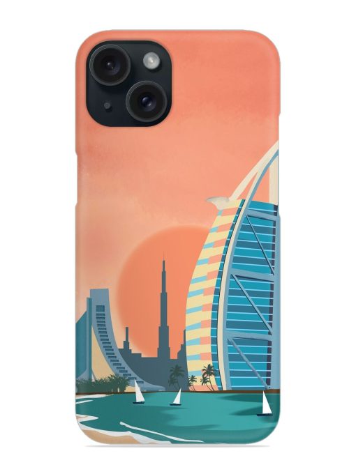 Dubai Architectural Scenery Snap Case Edge Zapvi