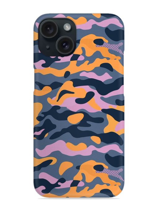 Camouflage Army Military English Orange Art Snap Case Edge Zapvi