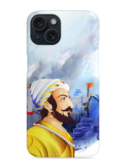 Shivaji Maharaj Color Paint Art Snap Case Edge Zapvi