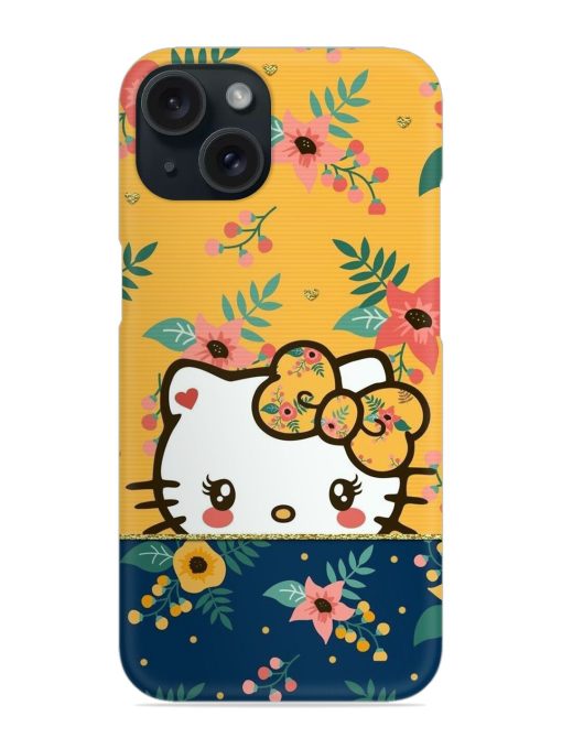 Hello Kitty Yellow Art Snap Case Edge Zapvi