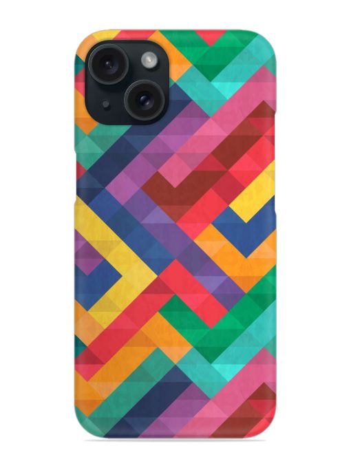 Colorful Seamless Geometric Snap Case Edge Zapvi