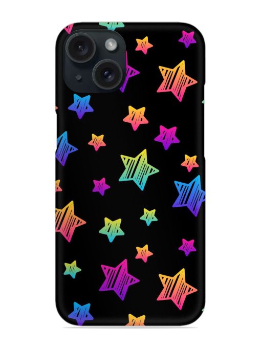 Abstract Black Rainbow Snap Case Edge Zapvi