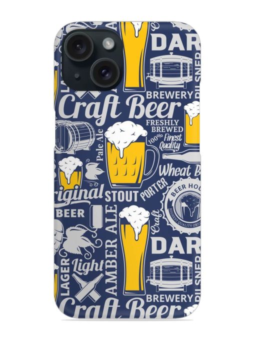 Typographic Vector Beer Snap Case Edge Zapvi