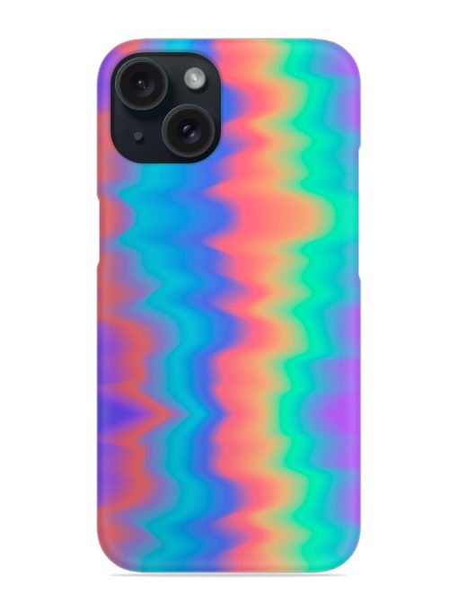 Holographic Psychedelic Illustration Snap Case Edge Zapvi