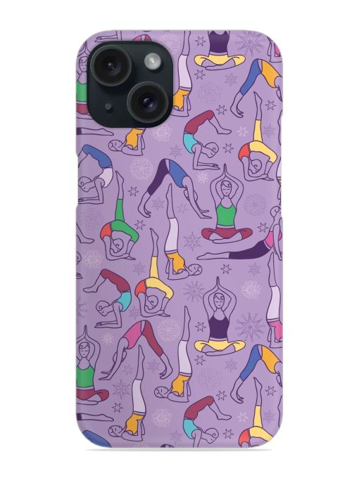 Yoga Poses Seamless Snap Case Edge Zapvi