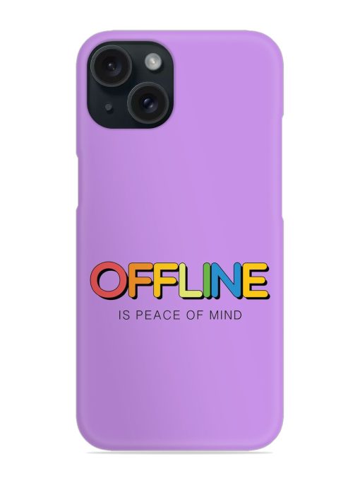 Offline Slogan Rainbow Snap Case Edge Zapvi