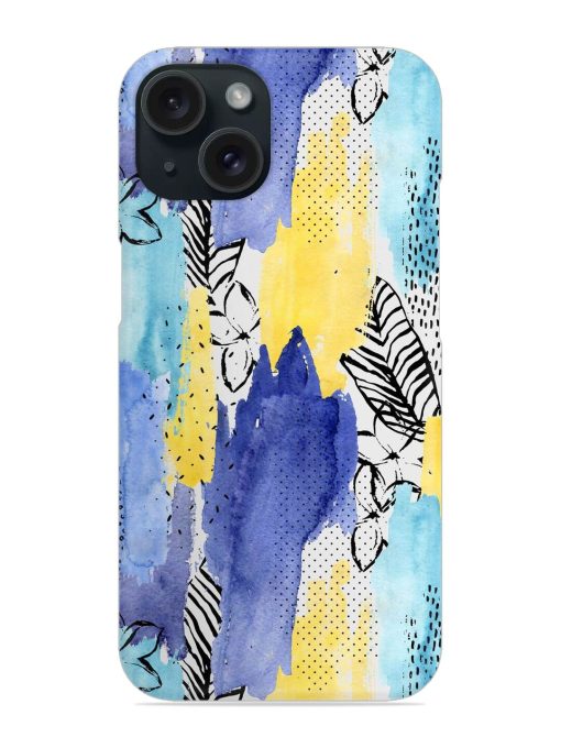 Geometric Watercolor Shape Snap Case Edge Zapvi