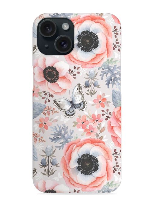 Seamless Pattern Anemones Snap Case Edge Zapvi