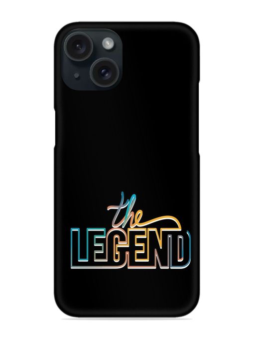 Legend Calligraphy Colorful Snap Case Edge Zapvi