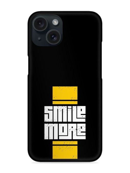 Smile More Typography Snap Case Edge Zapvi