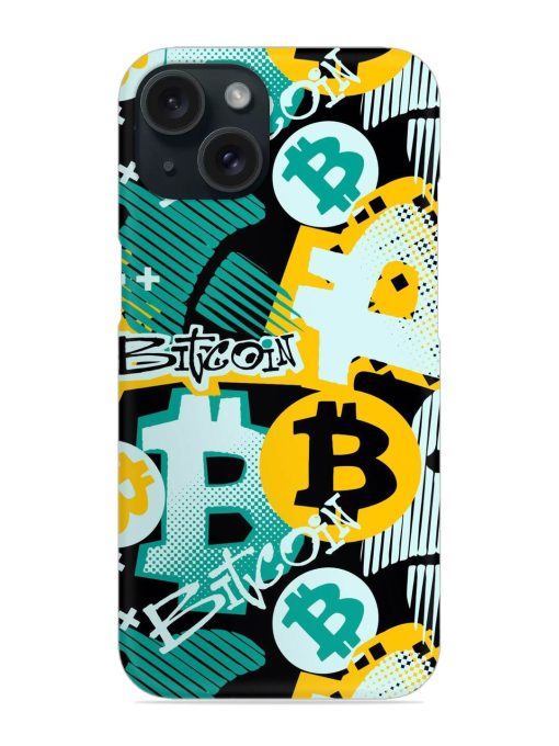 Bitcoin Doodle Style Snap Case Edge Zapvi