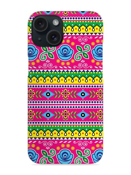 Indian Traditional Handprint Snap Case Edge Zapvi