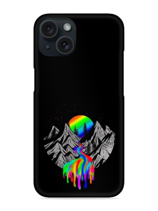 Rainbow Color Mountain Snap Case Edge Zapvi