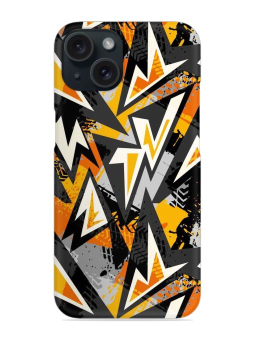 Abstract Seamless Chaotic Snap Case Edge Zapvi