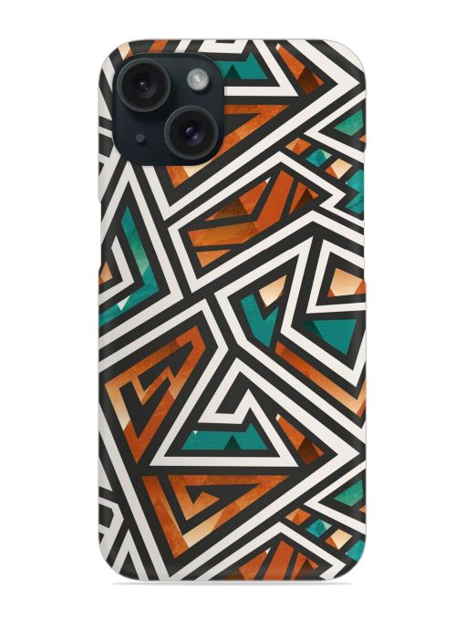 African Geometric Seamless Snap Case Edge Zapvi