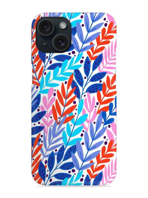 Bright Floral Tropical Snap Case Edge Zapvi