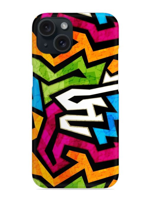 Colored Graffiti Seamless Snap Case Edge Zapvi