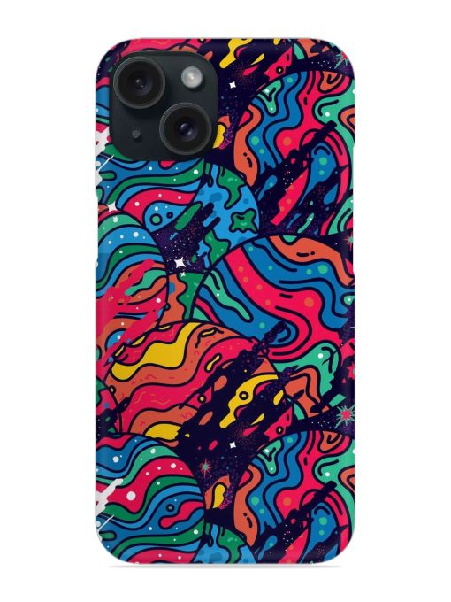 Colorful Abstract Space Snap Case Edge Zapvi