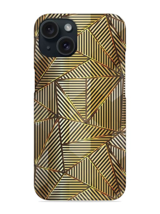 Gold Triangle Vector Snap Case Edge Zapvi