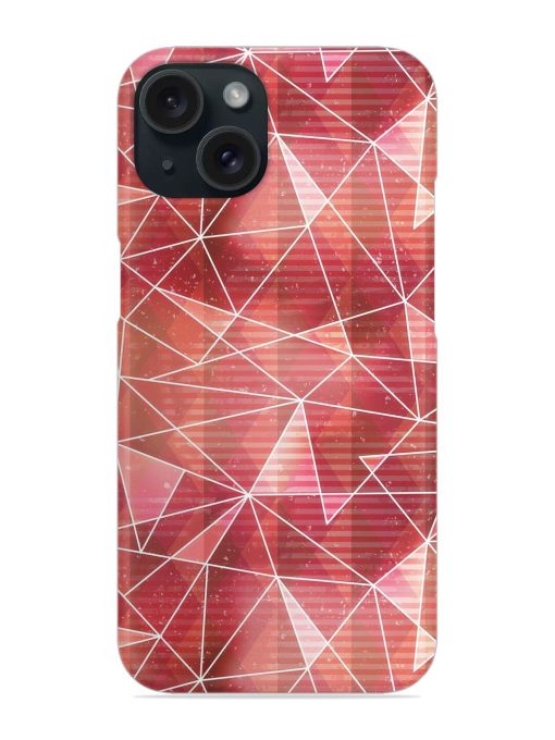 Red Triangle Seamless Snap Case Edge Zapvi