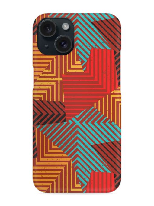 Retro Geometric Seamless Snap Case Edge Zapvi