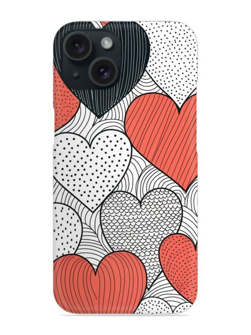 Girly Heart Seamless Snap Case Edge Zapvi